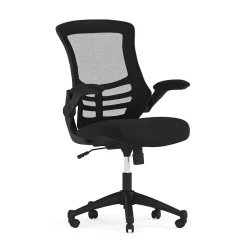 Best Kelista Ergonomic Mesh Swivel Mid-Back Task Office Chair, Black (BLX5MBK) Office Chairs