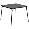 New Madelyn Folding Table, 33.5" x 33.5", Black (JB2) Folding Tables