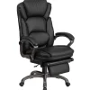 Martin Ergonomic LeatherSoft Swivel High Back Executive Reclining Office Chair, Black (BT90279H) Office Chairs