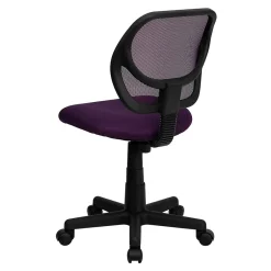 Best Neri Armless Ergonomic Mesh Swivel Low Back Task Office Chair, Purple (WA3074PUR) Office Chairs