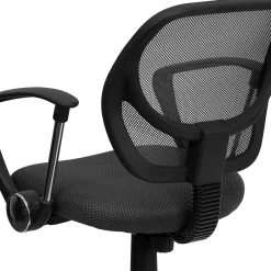 Discount Neri Ergonomic Mesh Swivel Low Back Task Office Chair, Gray (WA3074GYARM) Office Chairs