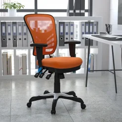 Outlet Nicholas Ergonomic Mesh Swivel Mid-Back Multifunction Executive Office Chair, (HL0001OR) Ergonomic Chairs