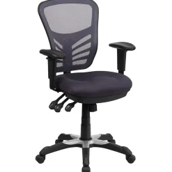 Sale Nicholas Ergonomic Mesh Swivel Mid-Back Multifunction Executive Office Chair, (HL0001DKGY) Ergonomic Chairs