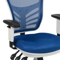 Nicholas Ergonomic Mesh Swivel Mid-Back Multifunction Executive Office Chair, (HL0001WHBLUE) Ergonomic Chairs