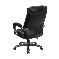 Outlet Oma Ergonomic LeatherSoft Swivel High Back Executive Office Chair, Black (GO7194BBK) Office Chairs