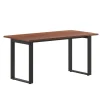 Sale Redmond 60"W x 30"D Conference Table, Laminate, Walnut (MTM6030WLTUBF) Conference Room Tables