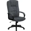 Online Rochelle Fabric Swivel High Back Executive Office Chair, Gray (BT9022BK) Office Chairs