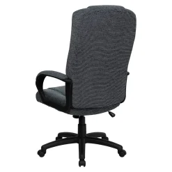Online Rochelle Fabric Swivel High Back Executive Office Chair, Gray (BT9022BK) Office Chairs