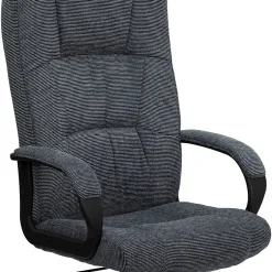 Online Rochelle Fabric Swivel High Back Executive Office Chair, Gray (BT9022BK) Office Chairs