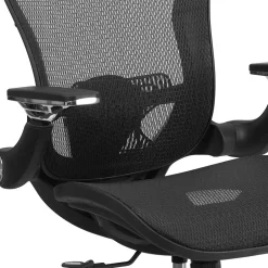 Clearance Sam Ergonomic Mesh Swivel Mid-Back Executive Office Chair, Transparent Black (GOWY87) Office Chairs