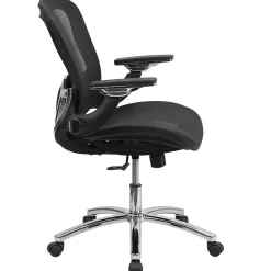 Clearance Sam Ergonomic Mesh Swivel Mid-Back Executive Office Chair, Transparent Black (GOWY87) Office Chairs