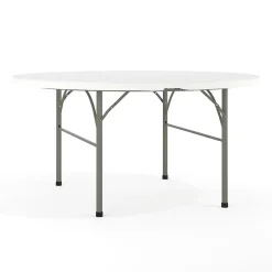 Hot Scarborough Folding Table, 60.5" x 60.5", White (DAD154Z) Folding Tables