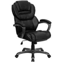 Best Stella Ergonomic LeatherSoft Swivel High Back Executive Office Chair, Black (GO901BK) Office Chairs
