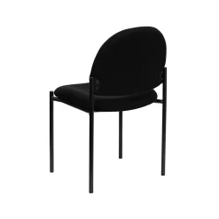 Best Tania Fabric Stackable Side Reception Chair, Black (BT5151BK) Folding & Stacking
