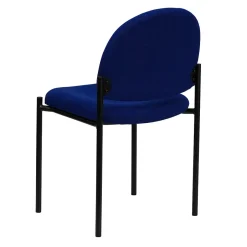 Discount Tania Fabric Stackable Side Reception Chair, Navy (BT5151NVY) Folding & Stacking