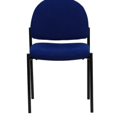 Discount Tania Fabric Stackable Side Reception Chair, Navy (BT5151NVY) Folding & Stacking