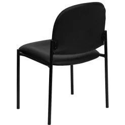 Online Tania Vinyl Stackable Side Reception Chair, Black (BT5151VINYL) Folding & Stacking