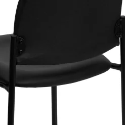 Online Tania Vinyl Stackable Side Reception Chair, Black (BT5151VINYL) Folding & Stacking