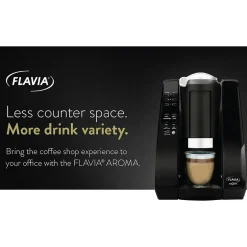 Coffee Makers<Flavia AROMA 10-Cup Commercial Automatic Coffee Maker, Black (18000564)