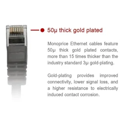 Ethernet Cables<Monoprice FLEXboot Series Cat5e 24AWG UTP Ethernet Network Patch Cable, 25ft Black