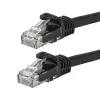 Ethernet Cables<Monoprice FLEXboot Series Cat5e 24AWG UTP Ethernet Network Patch Cable, 3ft Black