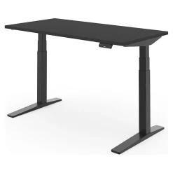 Online E7 Pro 55"W Electric Adjustable Chipboard Standing Desk, (E7BPRO5528-B) Standing Desks