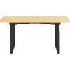 Discount E7Q 78"W Electric Adjustable Standing Desk, Bamboo/Black (E7QBR7830-LBZB) Standing Desks