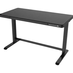 New 48"W Electric Adjustable Glass Top Standing Desk, Black (EG8B-E) Standing Desks