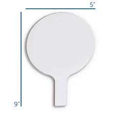 New Dry Erase Answer Paddle, 9" x 5", 2/Bundle (10036) Dry Erase