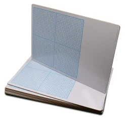 Clearance Dry Erase Base Ten Grid Boards, 12/Pack (11261) Dry Erase