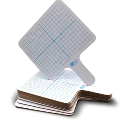 Hot Dry-Erase Graphing Paddle, Pen, and Eraser Class Pack, 36/Set (19125) Dry Erase