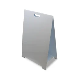 Discount Dry-Erase Marquee Easel, 35.5", White Corrugated Plastic (31276) Dry Erase