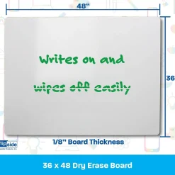 Discount Dry-Erase Whiteboard, 4' x 3' (13648) Dry Erase