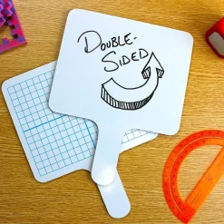 Online Graphing Paddles Dry Erase Whiteboard, 7.75" x 10", 12/Pack (FLP18124) Dry Erase