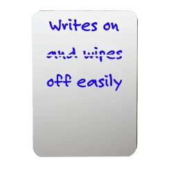Outlet Mobile Dry-Erase Whiteboard, 9" x 12", 24/Carton (10070-24) Dry Erase