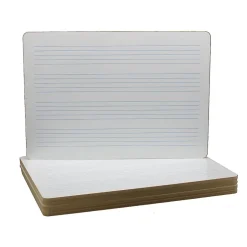 Clearance Music Staff Dry-Erase Mobile Whiteboard, 11" x 16", 12/Pack (11267) Dry Erase