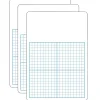 New Products 1/2" Graph w/Work Space Melamine Dry-Erase Whiteboard, 11" x 16", Pack of 3 (FLP11162-3) Dry Erase