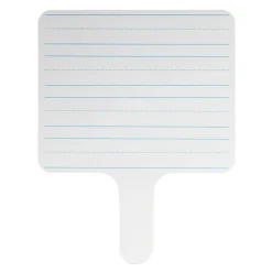 Clearance Products Two-sided Rectangular, Lined/Blank Dry Erase Writing Paddle, 7.75" x 10", Pack of 6 (FLP18002-6) Dry Erase