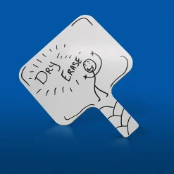 Sale Rectangular Dry-Erase Writing Paddle, 24/Set (10040) Dry Erase