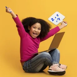 Sale Rectangular Dry-Erase Writing Paddle, 24/Set (10040) Dry Erase