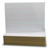 Clearance Ruled Double-Sided Dry-Erase Whiteboard, 9" x 12", 24/Pack (FLP12034) Dry Erase