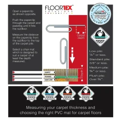 Hot Advantagemat Chair Mat with Lip, 45