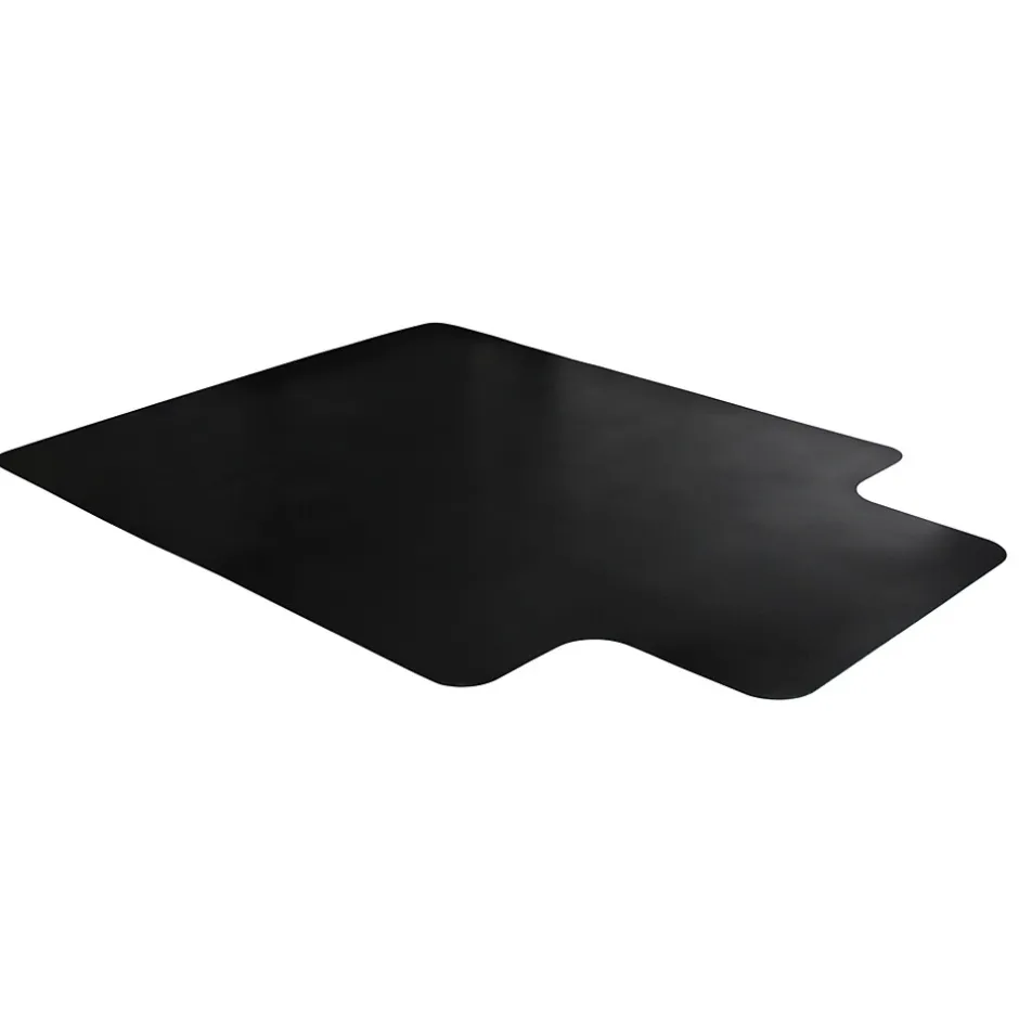 Clearance Advantagemat Hard Floor Chair Mat with Lip, 36" x 48", Black Vinyl (FC123648HLBV) Chair Mats