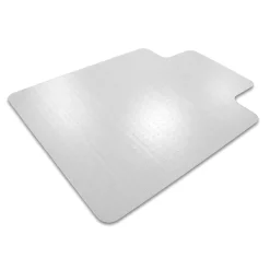 Outlet Computex Advantagemat Carpet Chair Mat with Lip, 36" x 48", Designed for Medium-Pile Carpet, Clear PVC (319226LV) Chair Mats