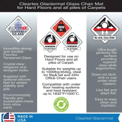 Discount Glaciermat Carpet & Hard Floor Chair Mat, 36