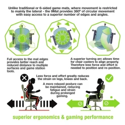 Discount 9Mat Hard Floor Gaming Chair Mat, 38