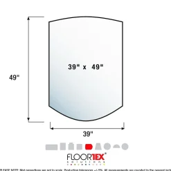 New Ultimat Carpet Chair Mat, 39 x 49