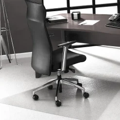 Hot Ultimat Carpet Chair Mat, 48" x 60", Designed for Low/Medium-Pile Carpet, Clear Polycarbonate (1115023TR) Chair Mats