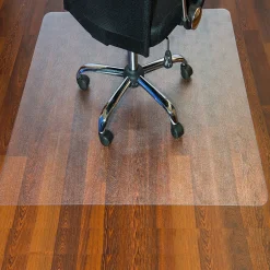 Ultimat Hard Floor Chair Mat, 48" x 53", Clear, Polycarbonate (1213419ER) Chair Mats