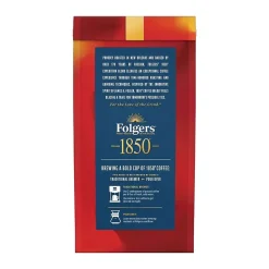 Coffee<1850 Folgers Pioneer Blend Caffeinated Ground Coffee, Medium Roast, 12 oz. (SMU60514)